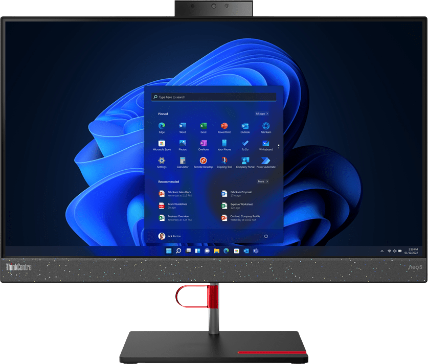 Lenovo ThinkCentre neo 50a All-in-One - Intel® Core™ i5-12500H - 16GB - 512GB SSD - Intel® Iris® Xe Graphics