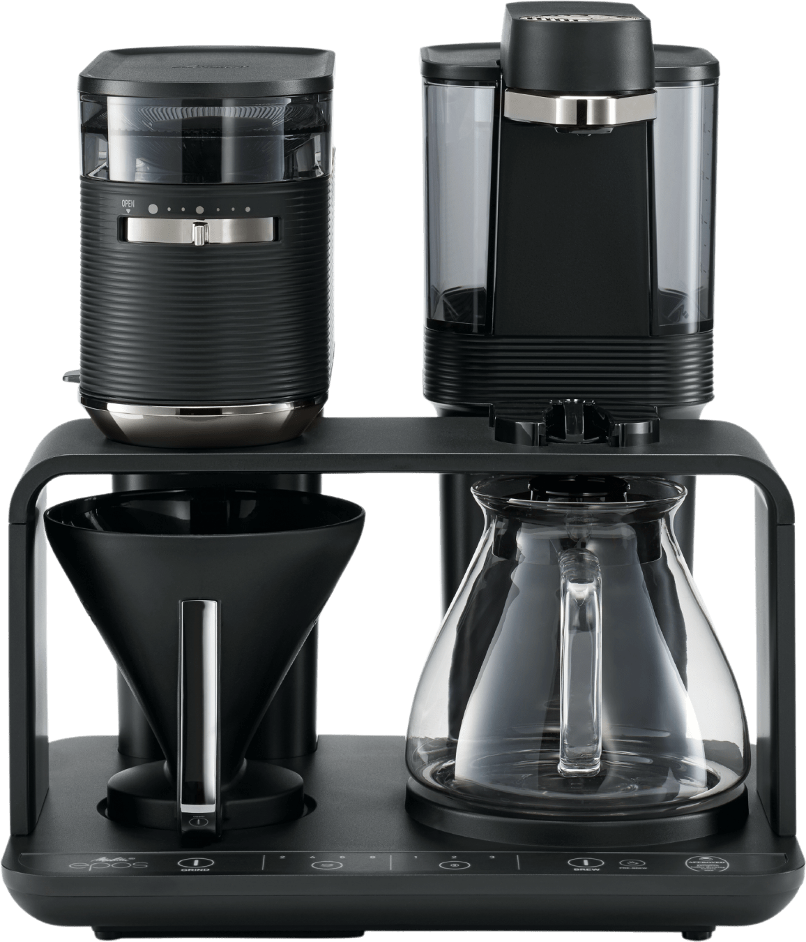 Melitta EPOS 360 1024-01 Koffiefilter apparaat Zwart