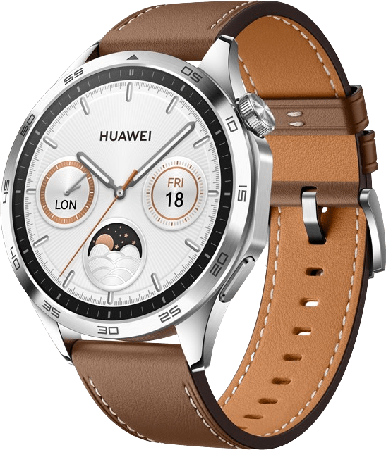 HUAWEI WATCH GT 4 - Brown Leather Strap - Phoinix-B19L