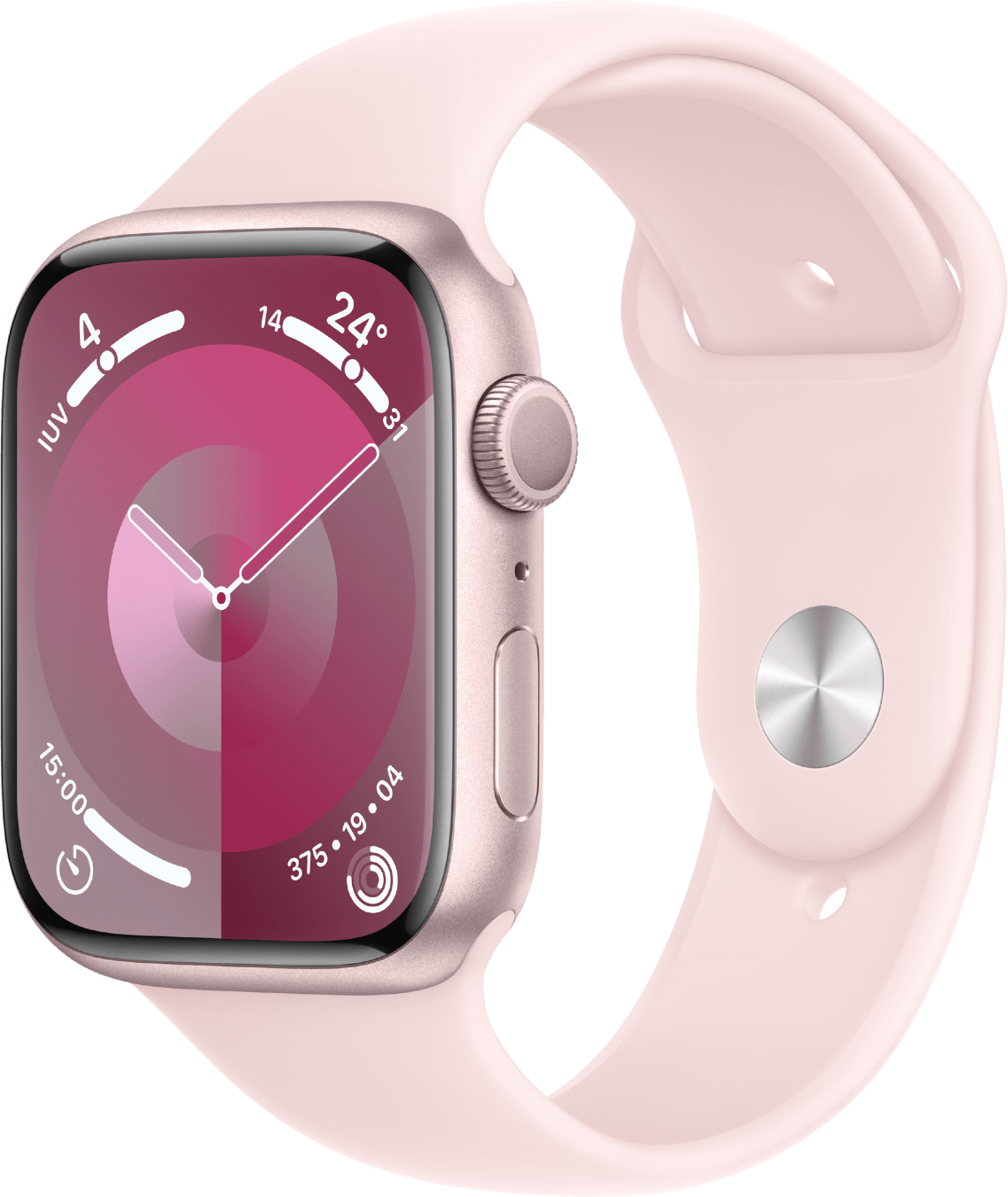 Apple Watch Series 9 GPS, Aluminium Case and Sport Band, 45mm