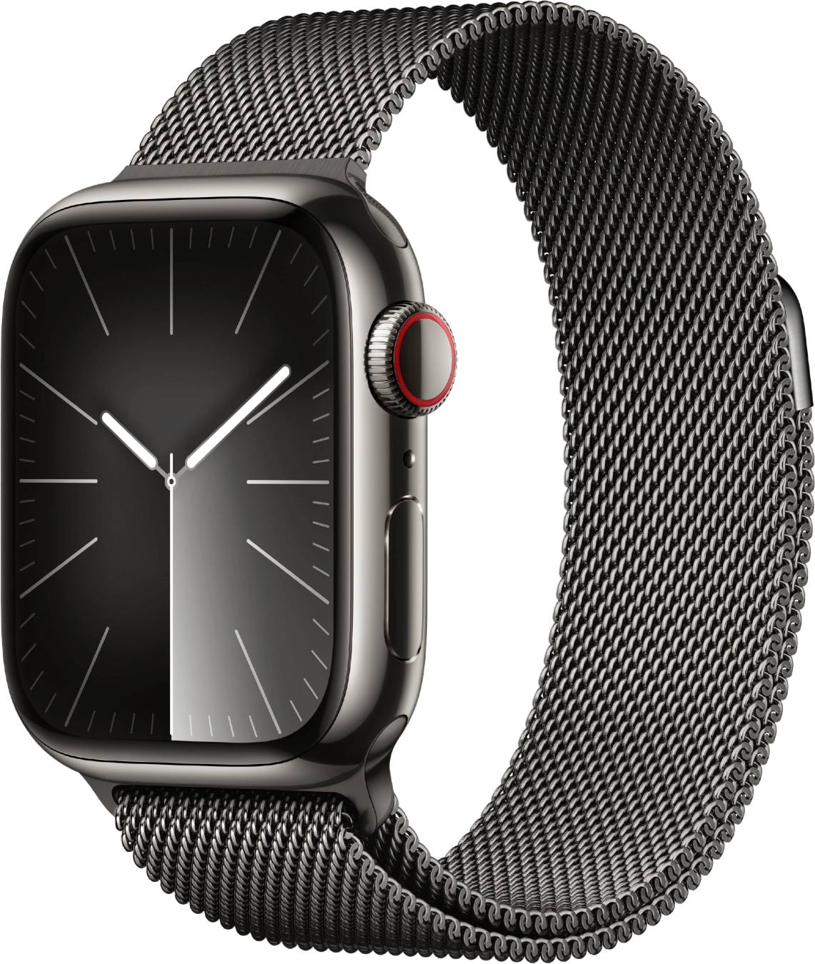 Apple Watch Series 9 GPS + Cellular, Stainless Steel Case and Milanese Band, 41mm