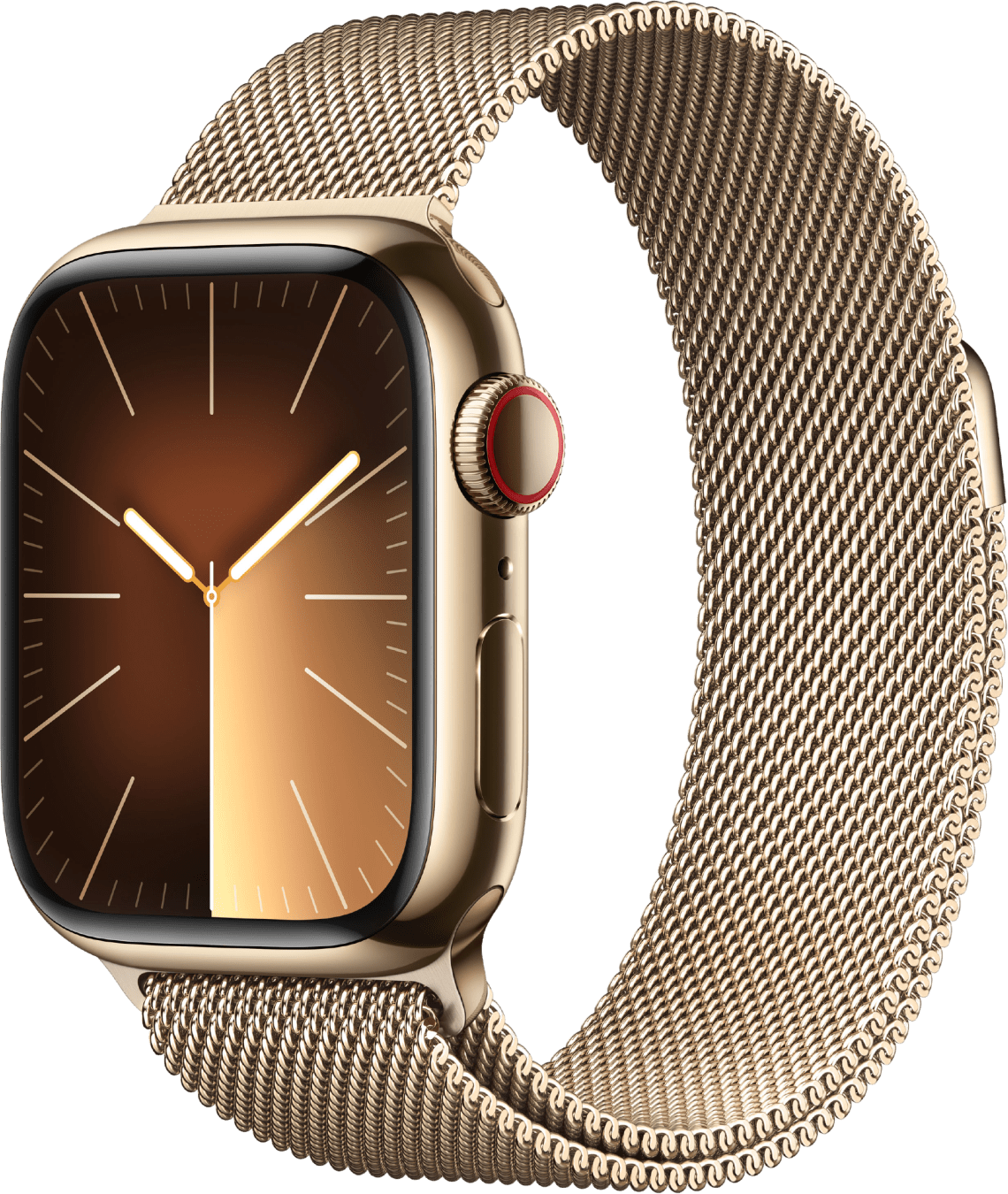 Apple Watch Series 9 GPS + Cellular, Stainless Steel Case and Milanese Band, 41mm