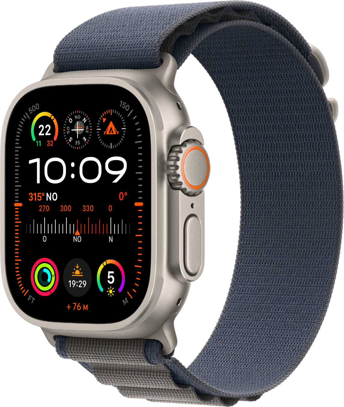 Apple Watch Ultra 2 GPS + Cellular, Titanium Case and Alpine Loop, S