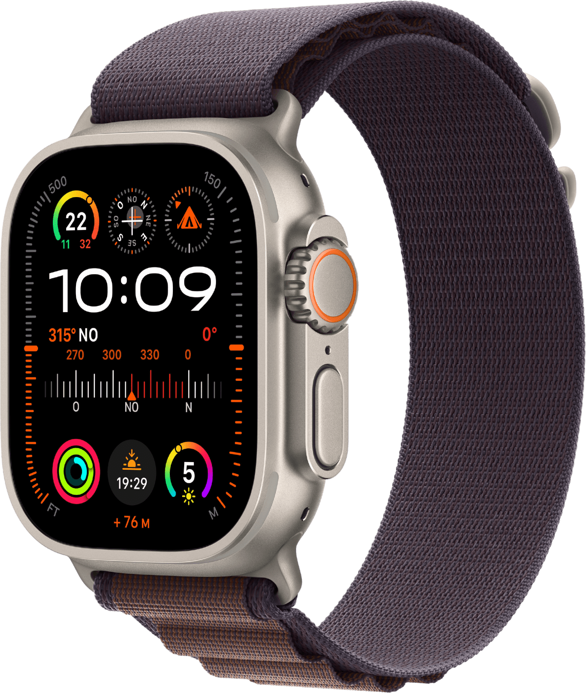 Apple Watch Ultra 2 GPS + Cellular, Titanium Case and Alpine Loop, S
