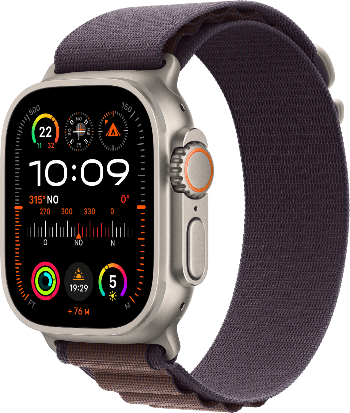 Apple Watch Ultra 2 GPS + Cellular, Titanium Case and Alpine Loop, M