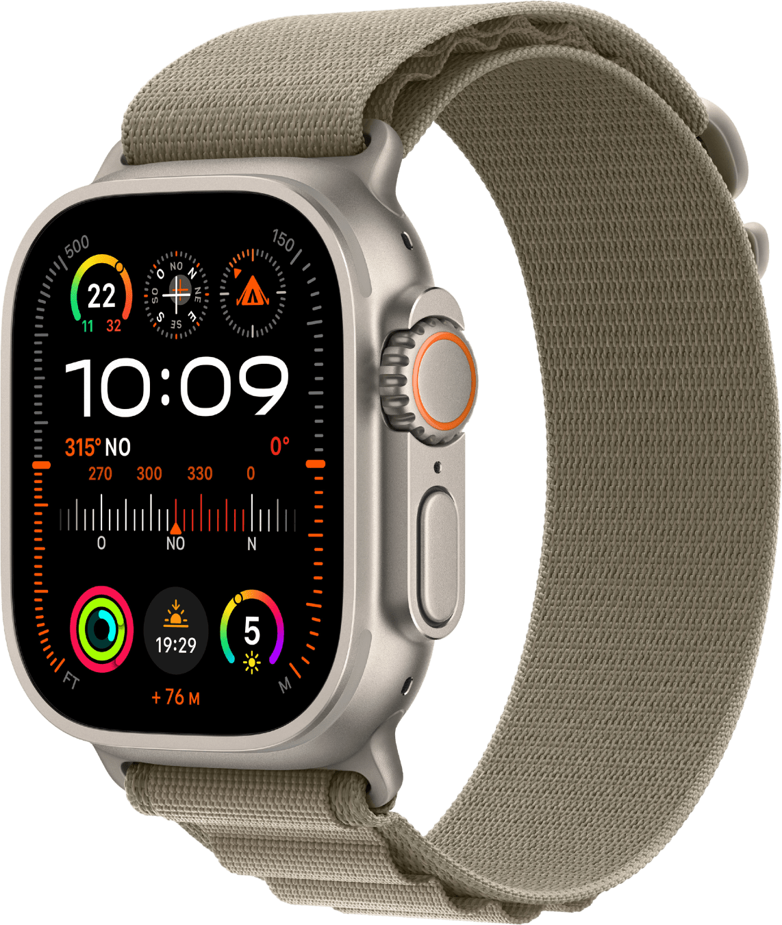 Apple Watch Ultra 2 GPS + Cellular, Titanium Case and Alpine Loop, M