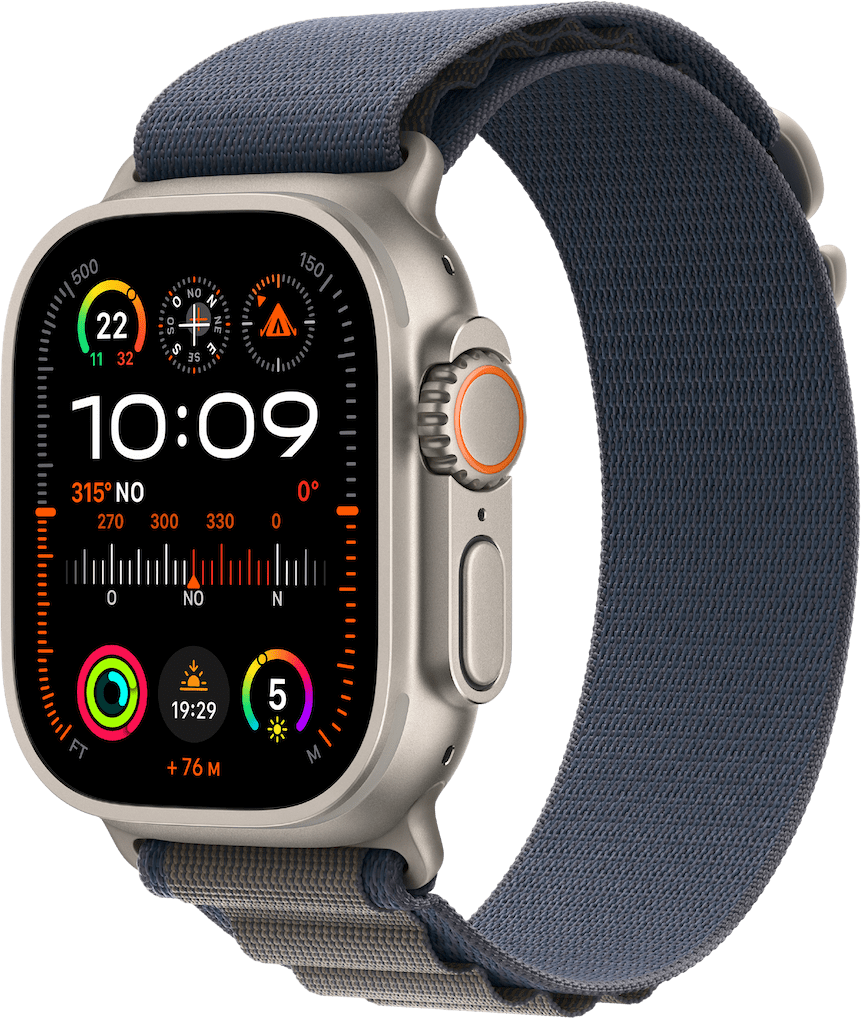 Apple Watch Ultra 2 GPS + Cellular, Titanium Case and Alpine Loop, M