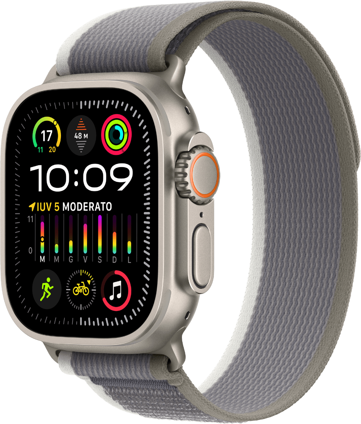 Apple Watch Ultra 2 GPS + Cellular, Titanium Case and Trail Loop, S/M