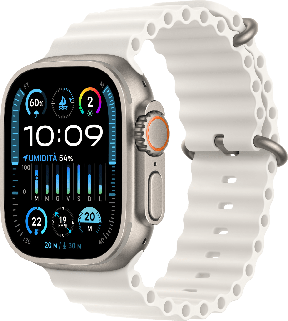 Apple Watch Ultra 2 GPS + Cellular, Titanium Case and Ocean Band