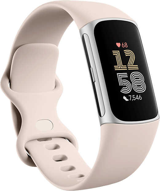 Fitbit Charge 6 - Activity Tracker - horloge met stappenteller - Beige
