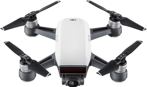 DJI Spark camera drone alpine white