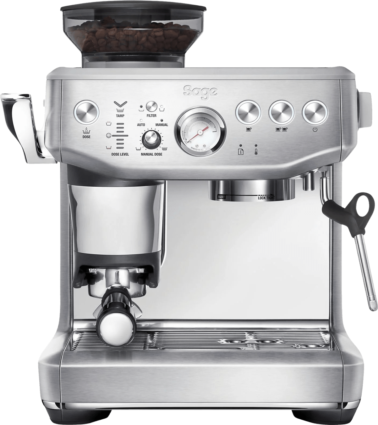 Sage The Barista Express™ Impress Brushed Stainless Steel