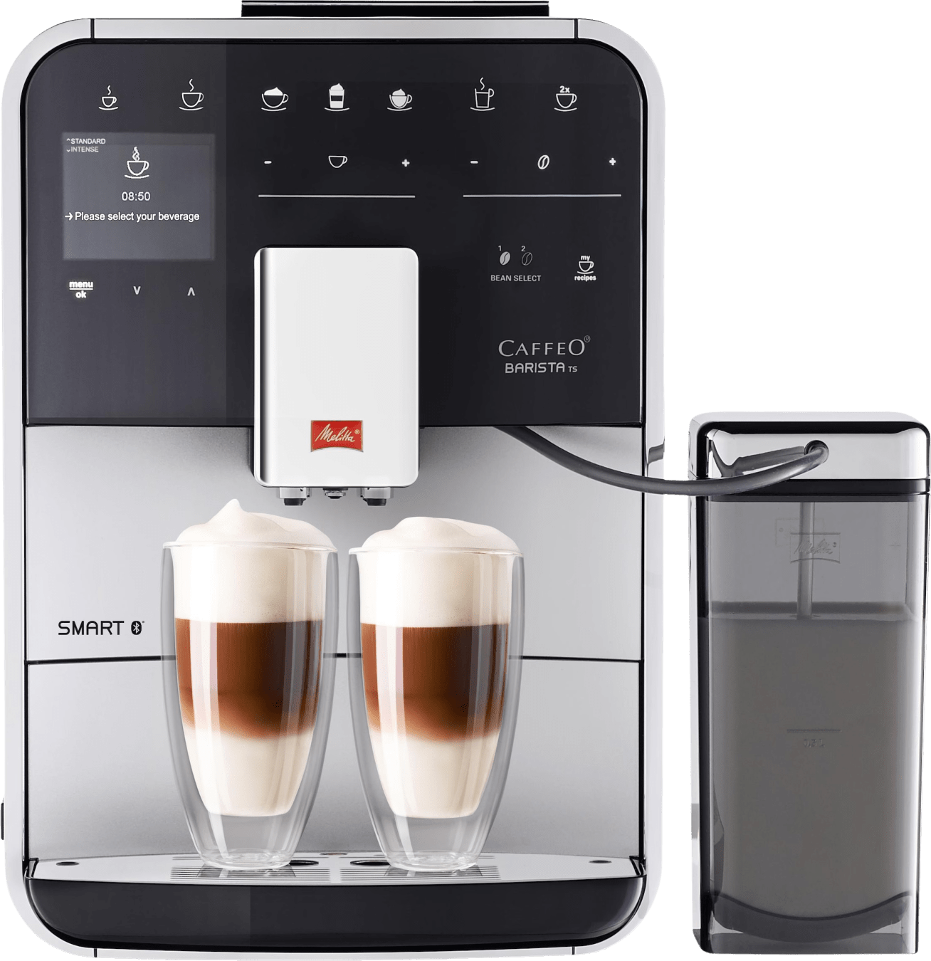 Melitta Barista Smart TS - Espressomachine - Zilver