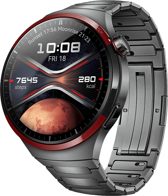Huawei Watch 4 Pro Space Edition, titanium kast, 46 mm