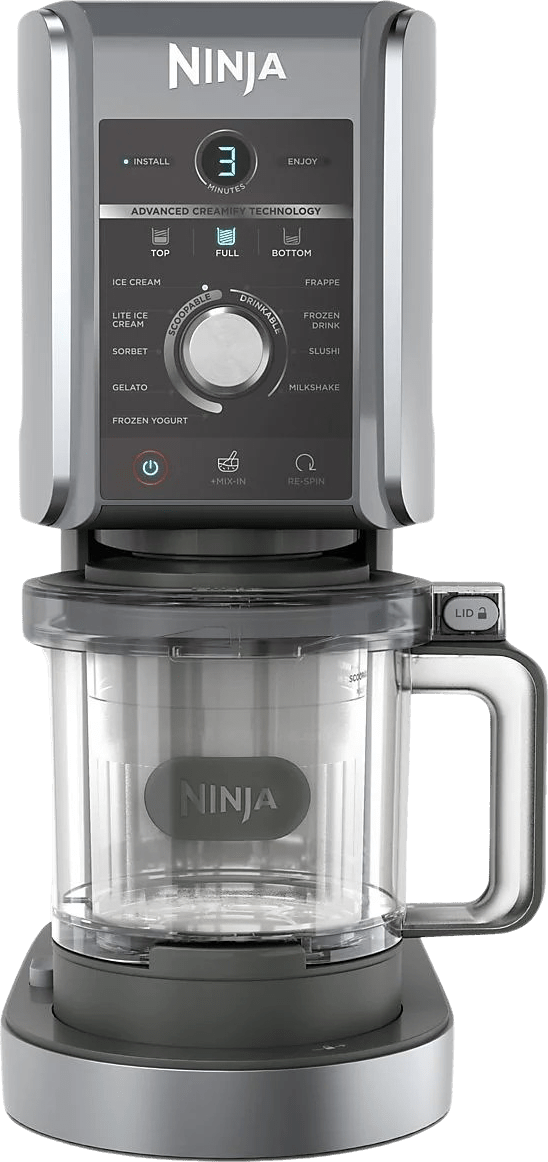 Ninja Creami Deluxe - 10-in-1 IJsmachine - Ice Cream Maker voor Roomijs, Milkshake, Slushi, Smoothie Bowl en meer - Foodi - NC501EU