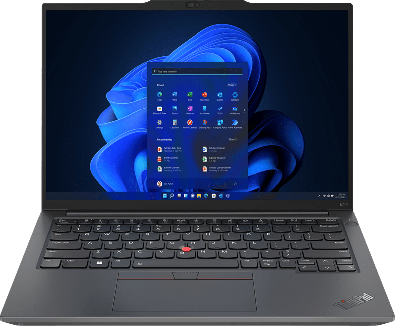 Lenovo Lenovo ThinkPad E14 Gen 5 14 WUXGA i7-1355U/16GB/512GB/Iris Iris Xe/WIN11 Pro/ENG Backlit kbd/Black/FP/2Y Warranty