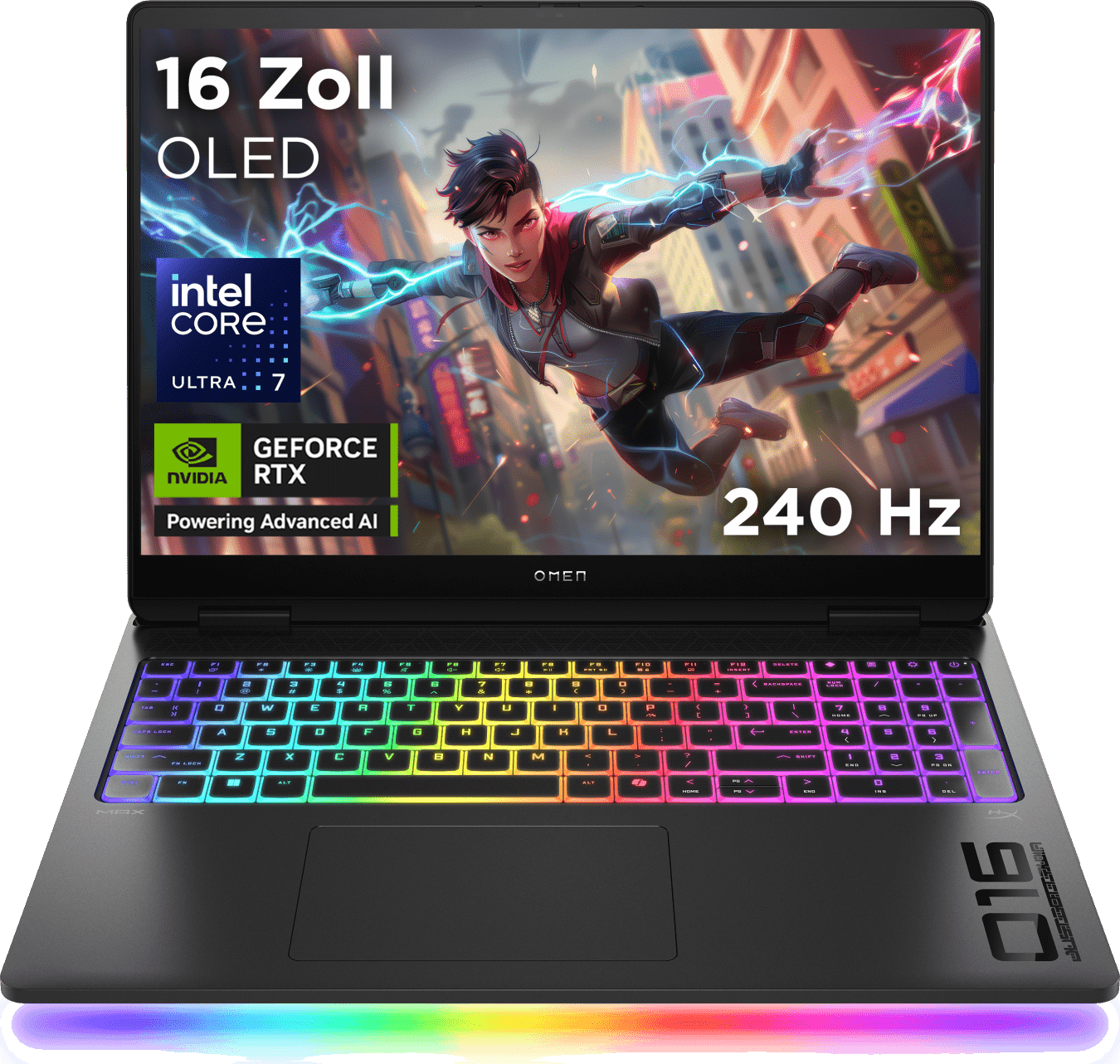 HP OMEN MAX 16-ah0073ng Gaming Notebook - Intel® Core™ Ultra 7-255HX - 32GB - 2TB SSD - NVIDIA® GeForce® RTX™ 5070 Ti