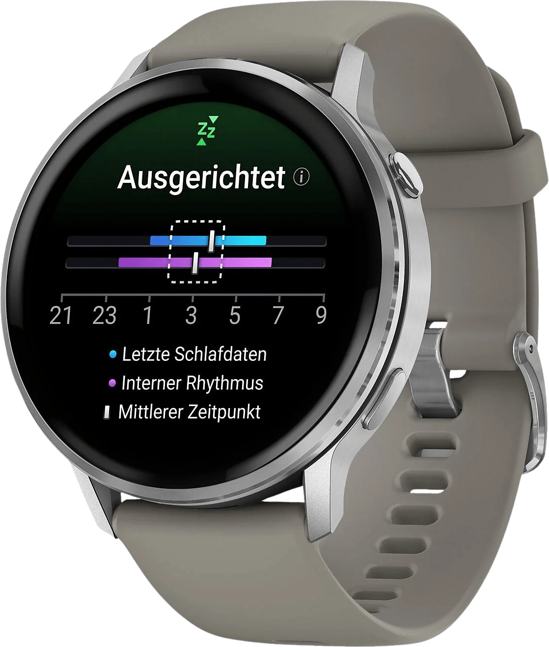Garmin Venu® 4 Smartwatch, Gehäuse aus faserverstärktem Polymer, 45 mm