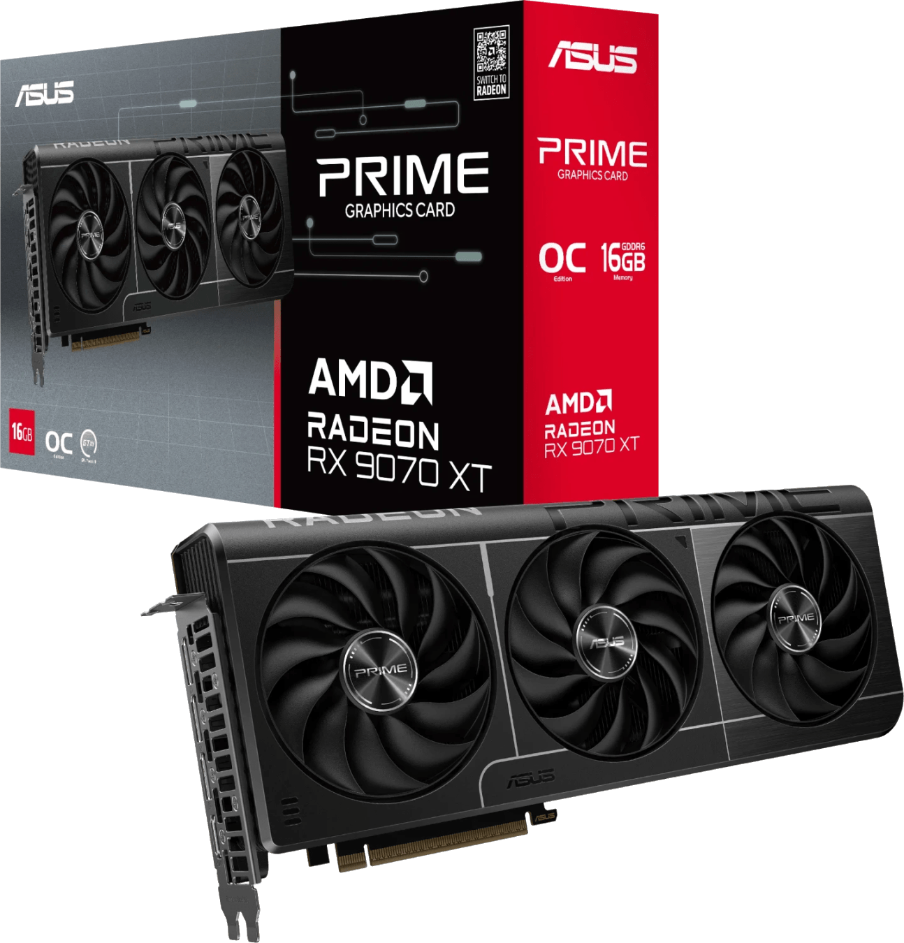 ASUS PRIME RX 9070 XT Grafikkarte
