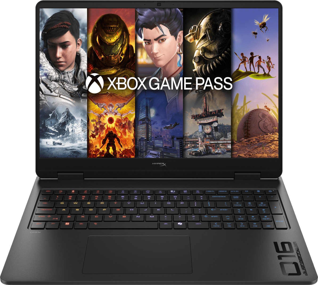 HP HyperX OMEN 16-ap1091ng Laptop - AMD Ryzen™ 9 8940HX - 16 GB - 512 GB SSD - NVIDIA® GeForce® RTX™ 5070 - Deutsch (QWERTZ)
