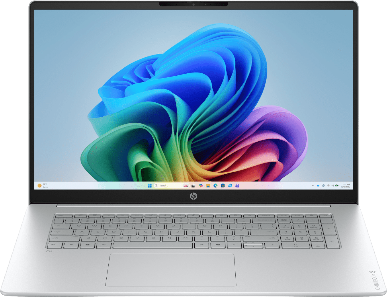 HP OmniBook 3 17-dp0051ngx Laptop - AMD Core™ Ultra 5 225U - 12 GB - 512 GB SSD - Intel Arc Graphics - Deutsch (QWERTZ)