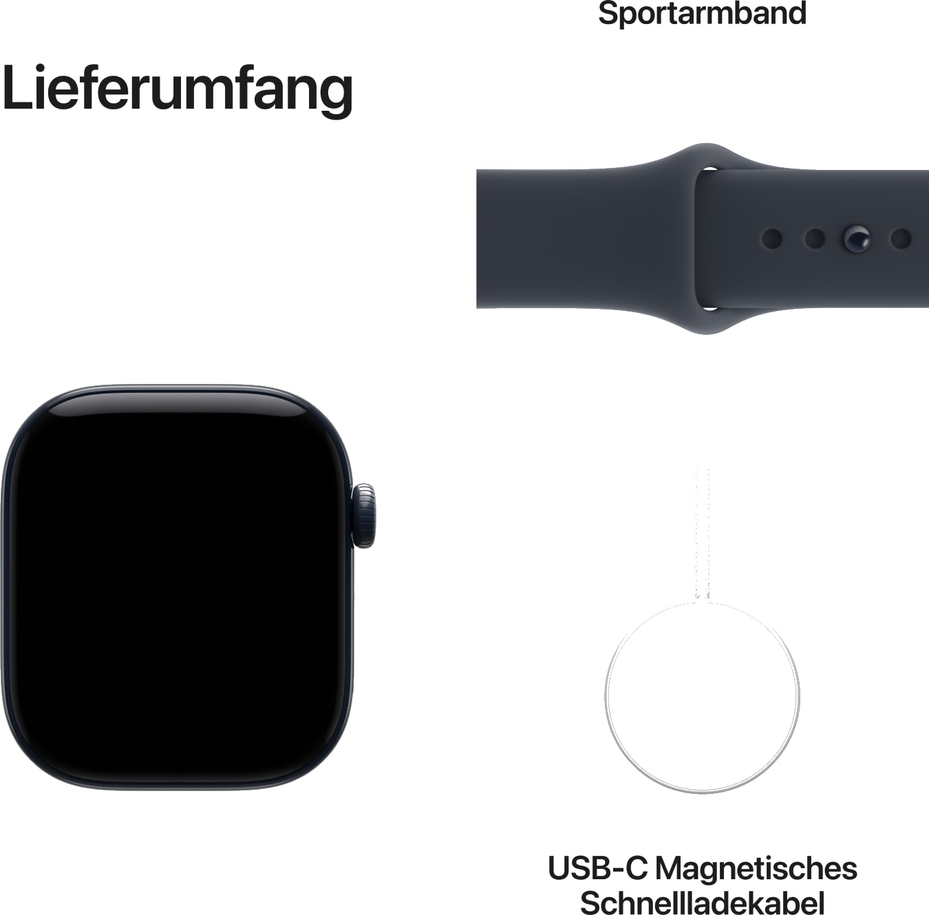 Apple Series 12 GPS + Cellular, Keramikgehäuse, Sportarmband M/L, 46 mm