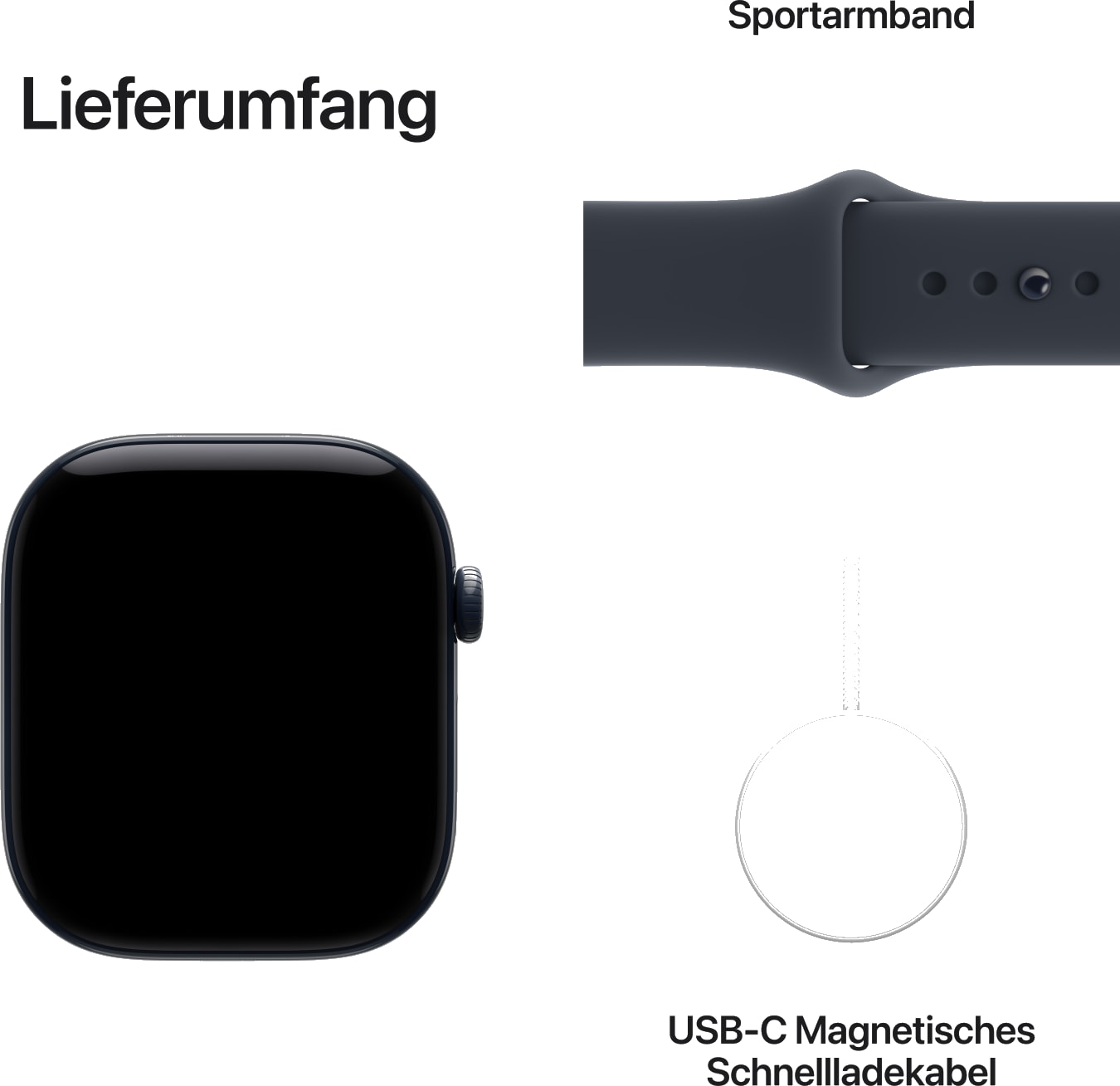 Apple Series 12 GPS + Cellular, Keramikgehäuse, Sportarmband S/M, 46 mm