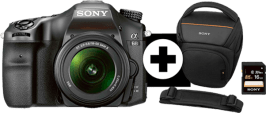 Sony ILC-A 68 K + Bag + SD card 16GB