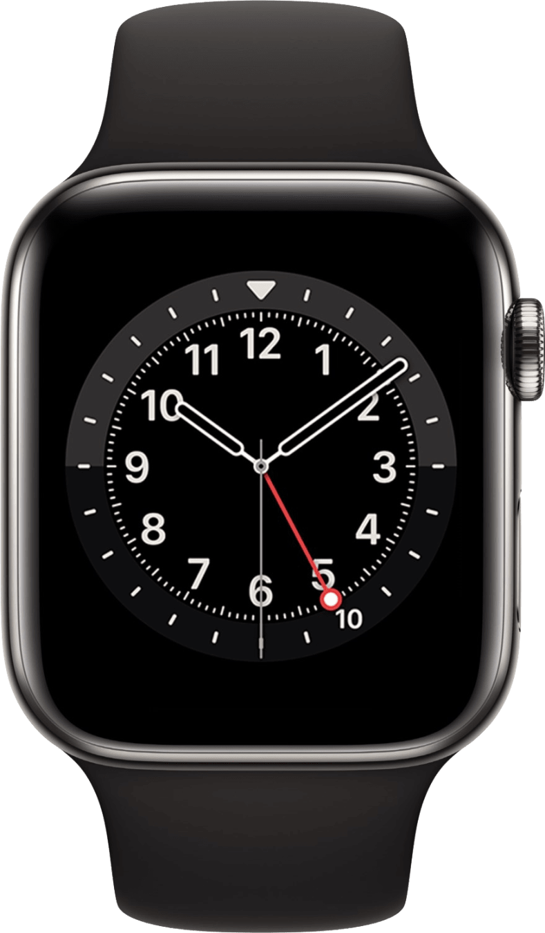 Apple Watch Series 6 GPS + Cellular, caja de acero inoxidable, 40 mm