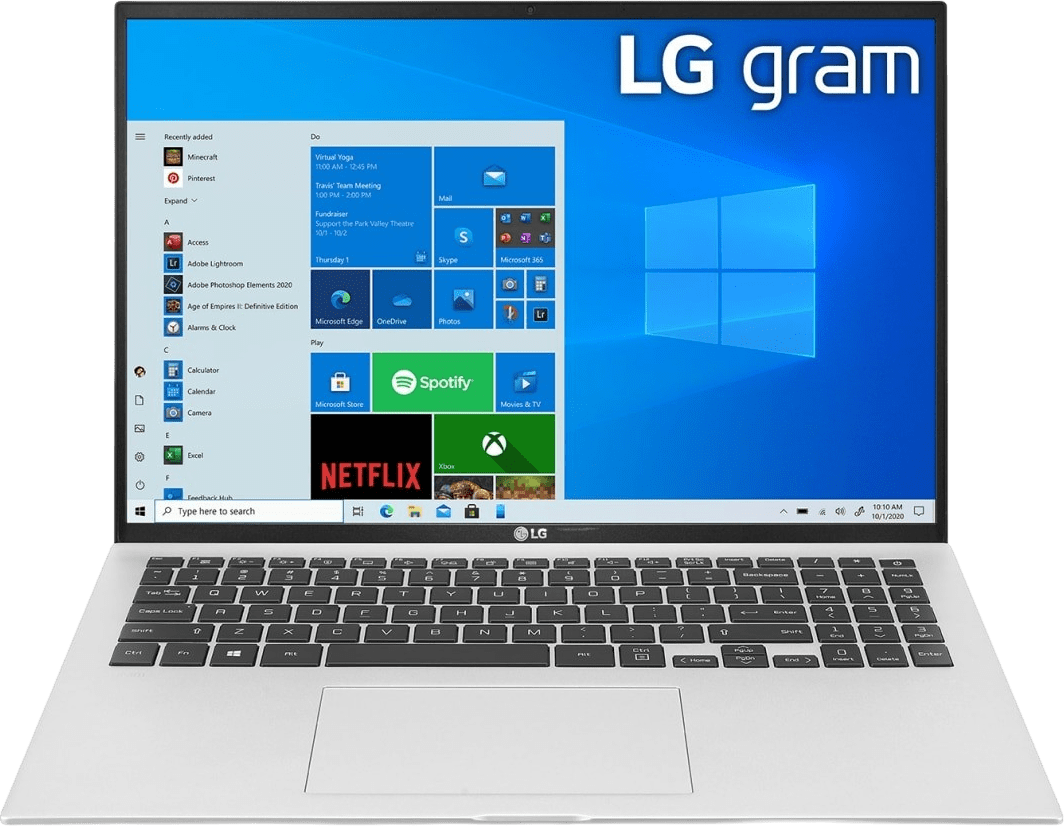 LG Gram 16 Portátil - Intel® Core ™ i7-1165G7 - 16GB Memory 512GB SSD - Iris® Xe Graphics