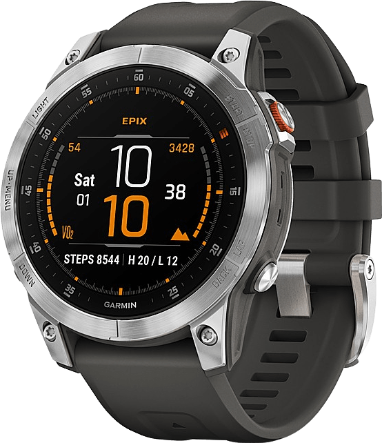 Garmin EPIX™ Smartwatch, Stainless Steel Case, 47mm