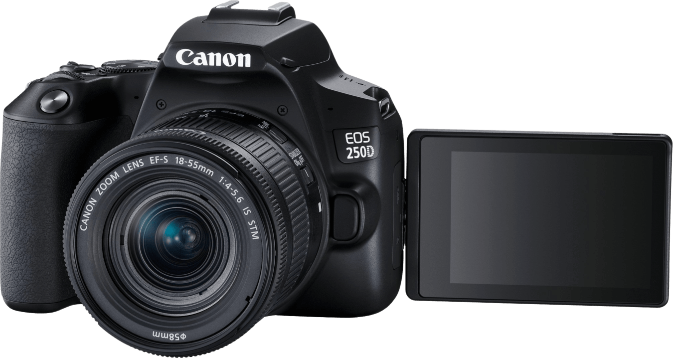 Canon EOS 250D Systemkamera, mit Objektiv EF-S 18-55mm F3.5-5.6 IS STM