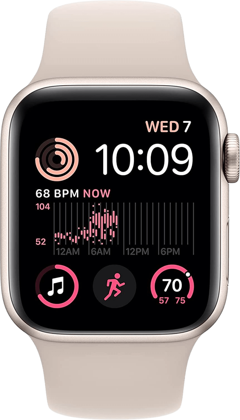 Apple Watch SE GPS, Aluminiumgehäuse, 40 mm