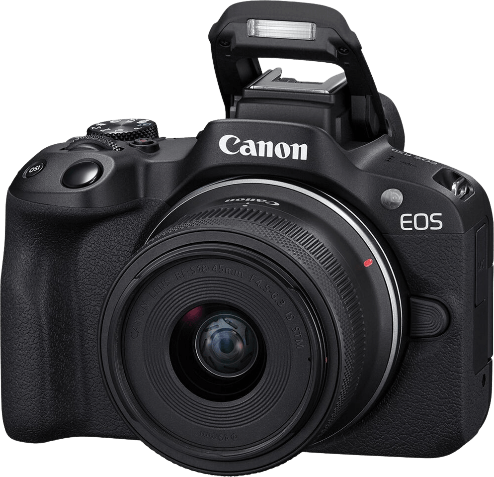 Canon EOS R50 Systemkamera, mit Objektiv RF-S 18-45mm f/4.5-6.3 IS STM