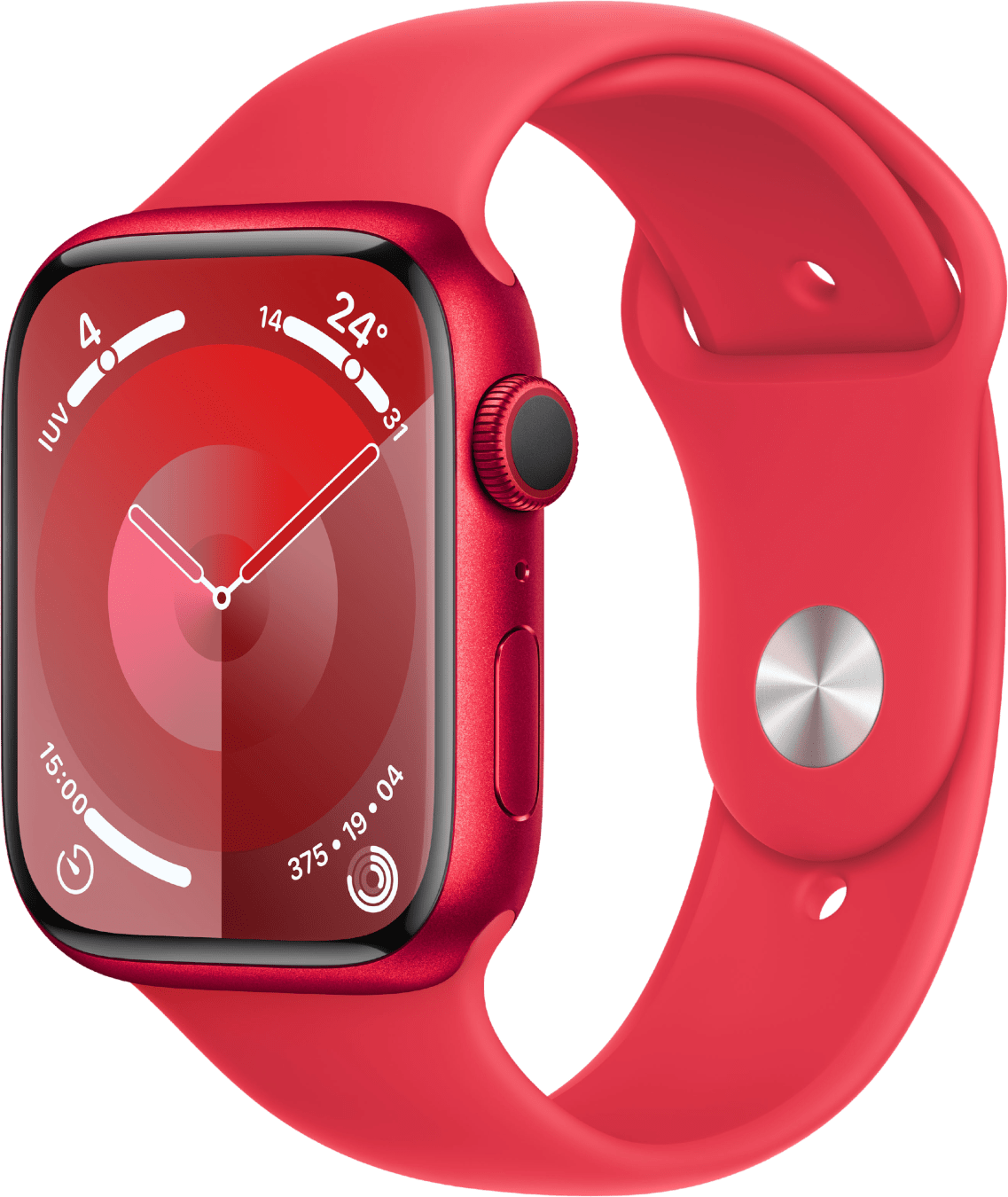 Apple Watch Series 9 GPS, Aluminiumgehäuse, 45 mm
