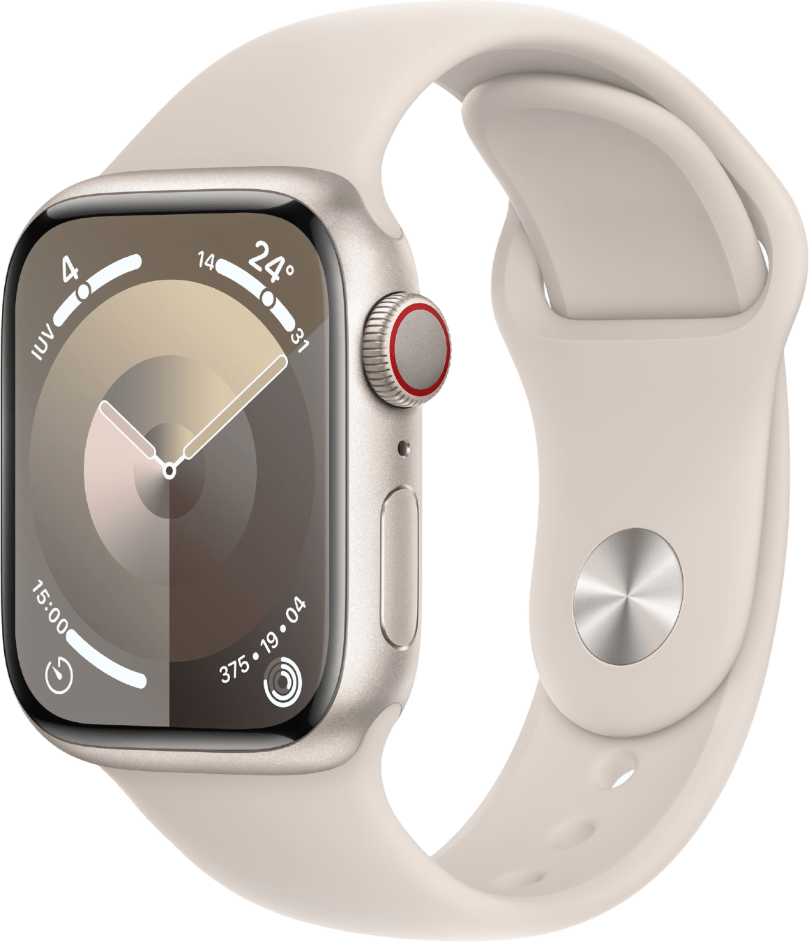 Apple Watch Series 9 GPS + Cellular, Aluminiumgehäuse, 41 mm