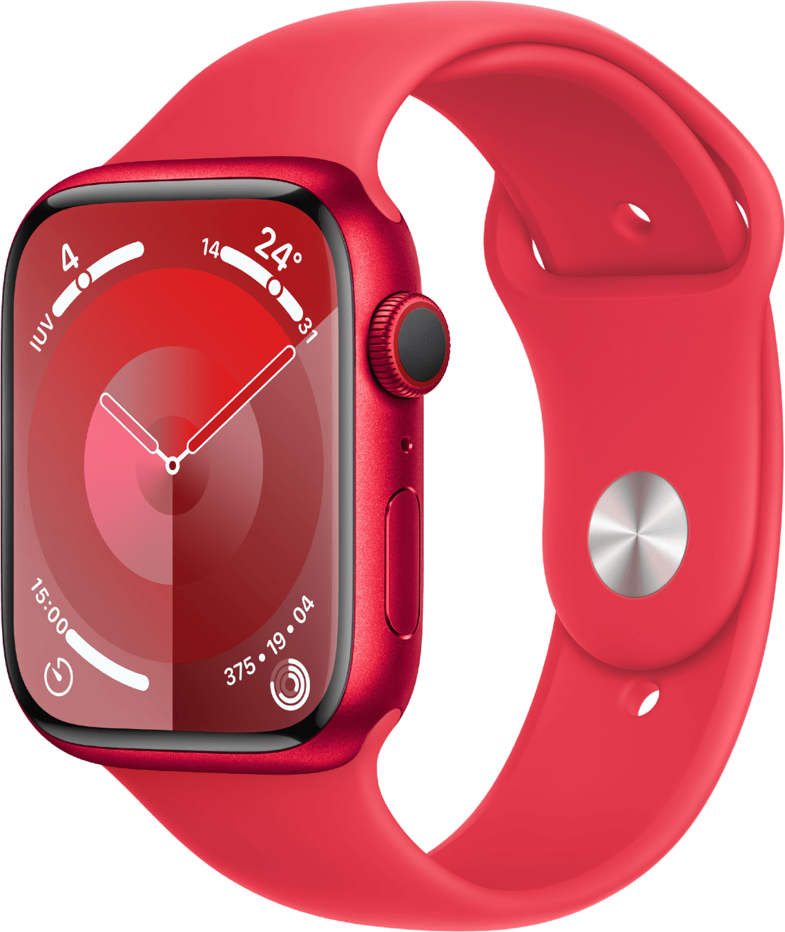 Apple Watch Series 9 GPS + Cellular, Aluminiumgehäuse, 45 mm