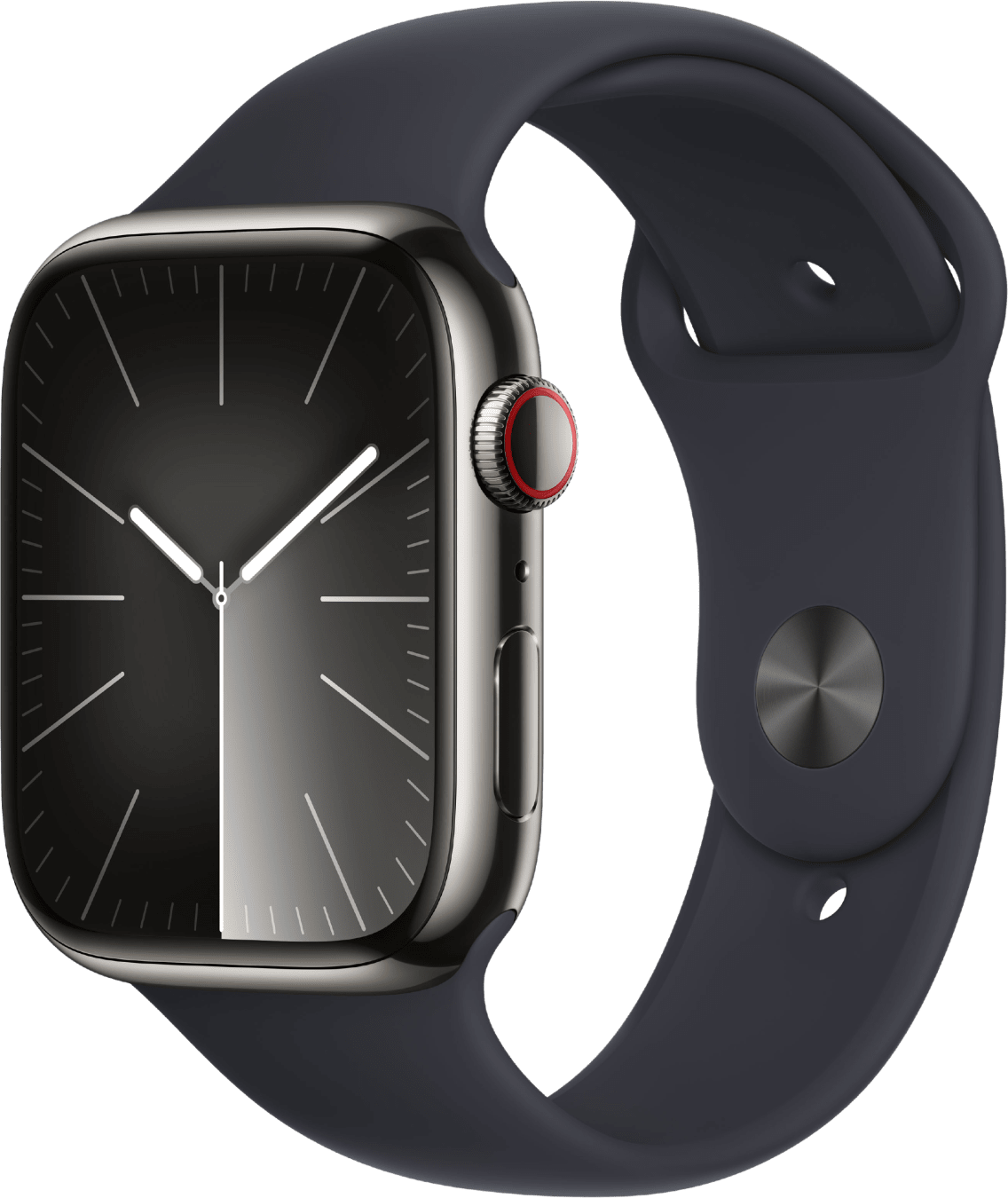 Apple Watch Series 9 GPS + Cellular, Edelstahlgehäuse, 45 mm