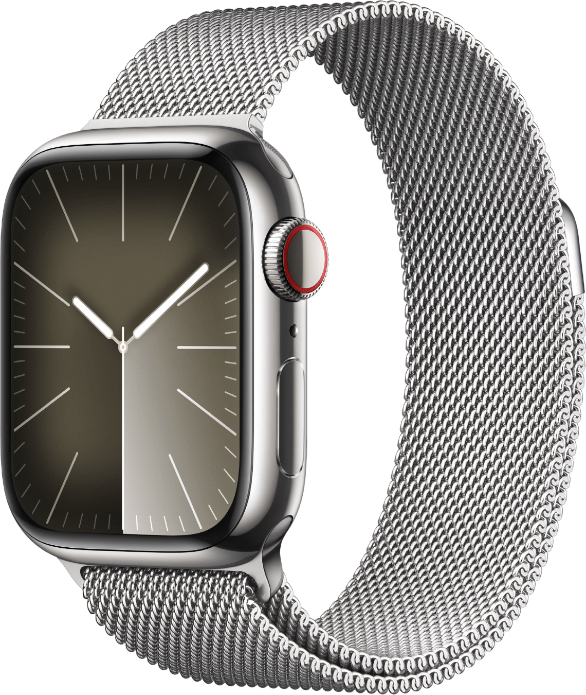 Apple Watch Series 9 GPS + Cellular, Edelstahlgehäuse, 41 mm