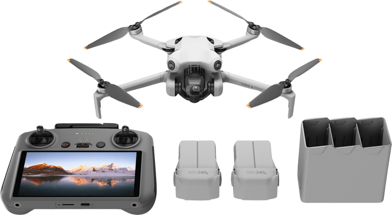 DJI Mini 4 PRO Fly More Combo (RC2), Drohne