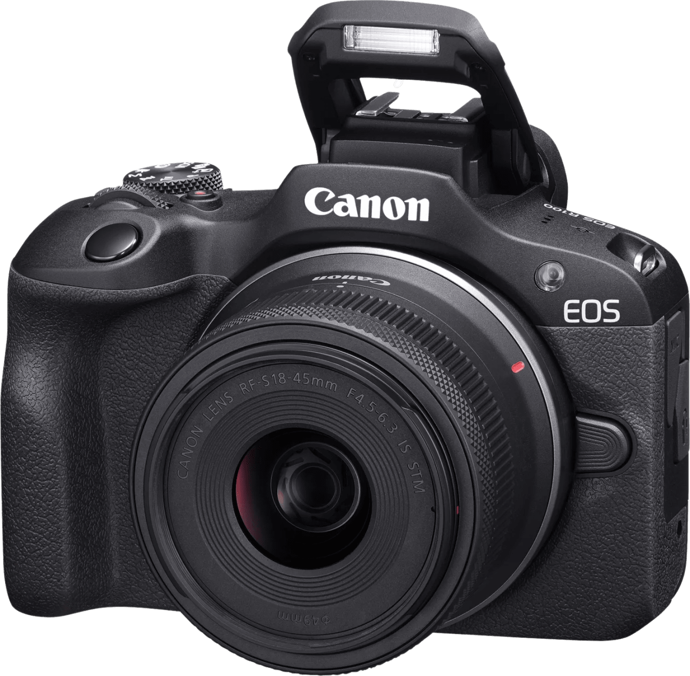 Canon EOS R100 Systemkamera, mit Objektiv RF-S 18-45mm f/4.5-6.3 IS STM