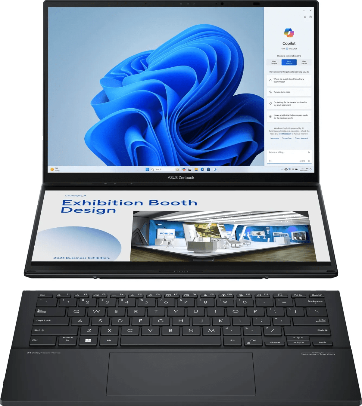 Asus Zenbook Duo OLED Notebook - Intel® Core™ Ultra 7-155H - 16GB - 1TB SSD - Intel® Intel® Arc™