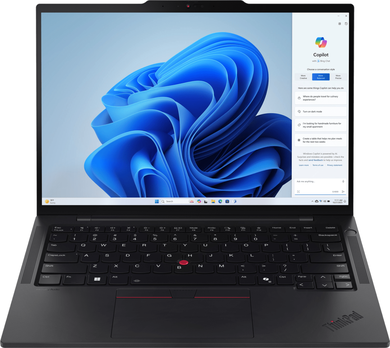 Lenovo ThinkPad T14s G5 Notebook - Intel® Core™ Ultra 7-155H - 32GB - 1TB - Intel® Integrated Intel® Graphics