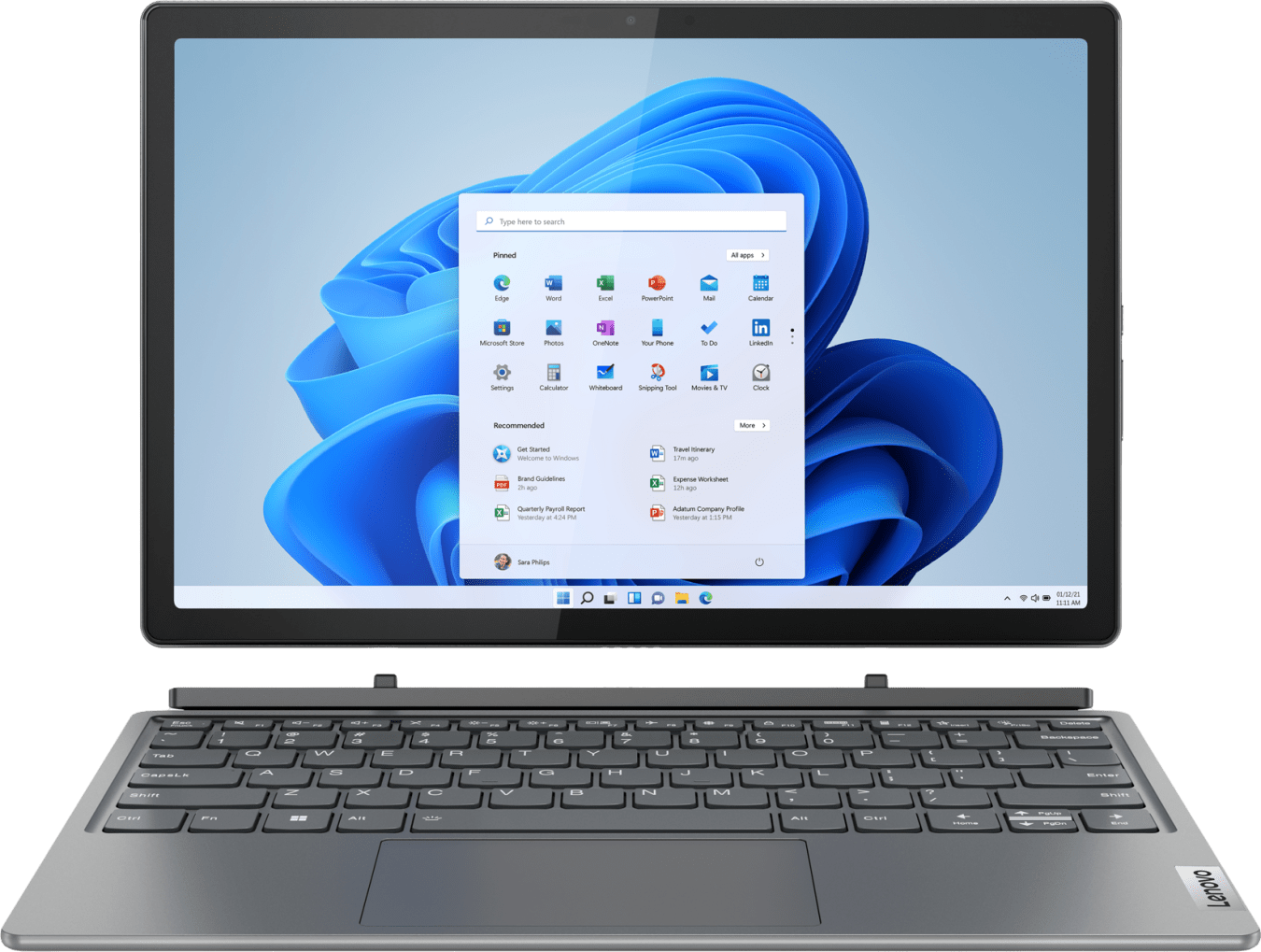 Portátil Lenovo IdeaPad Duet 5 - Intel® Core™ i5-1335U - 16 GB - SSD de 512 GB - Gráficos Intel® Iris® Xe - Alemán (QWERTZ)