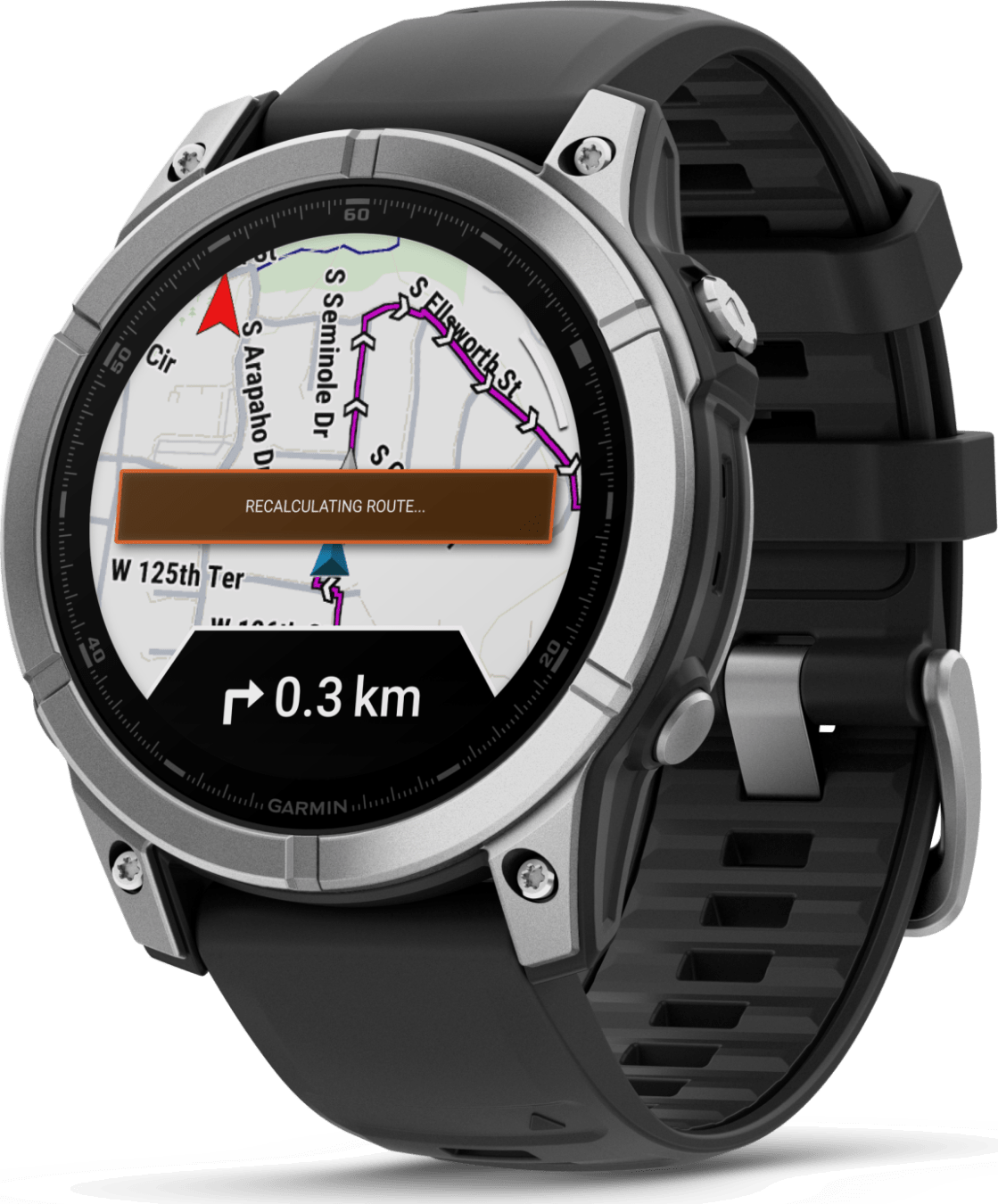 Garmin fēnix® E Smartwatch, Stainless Steel, 47mm