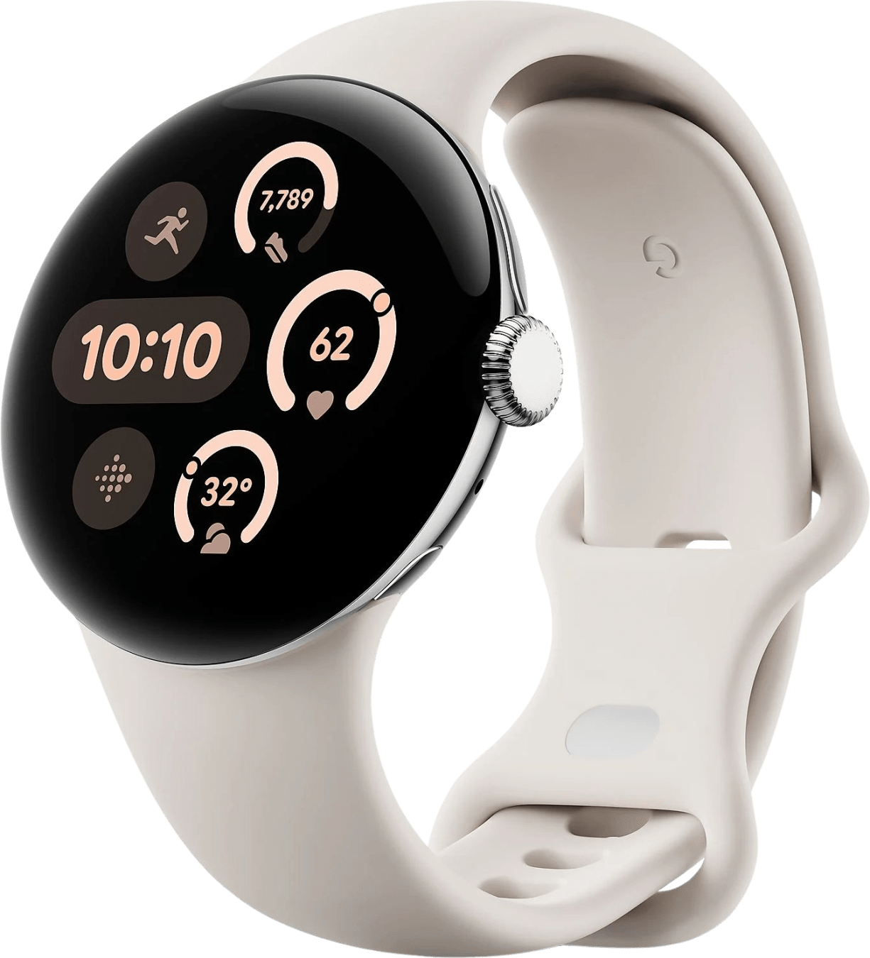 Google Pixel Watch3 Smartwatch, Aluminium Case, 41mm