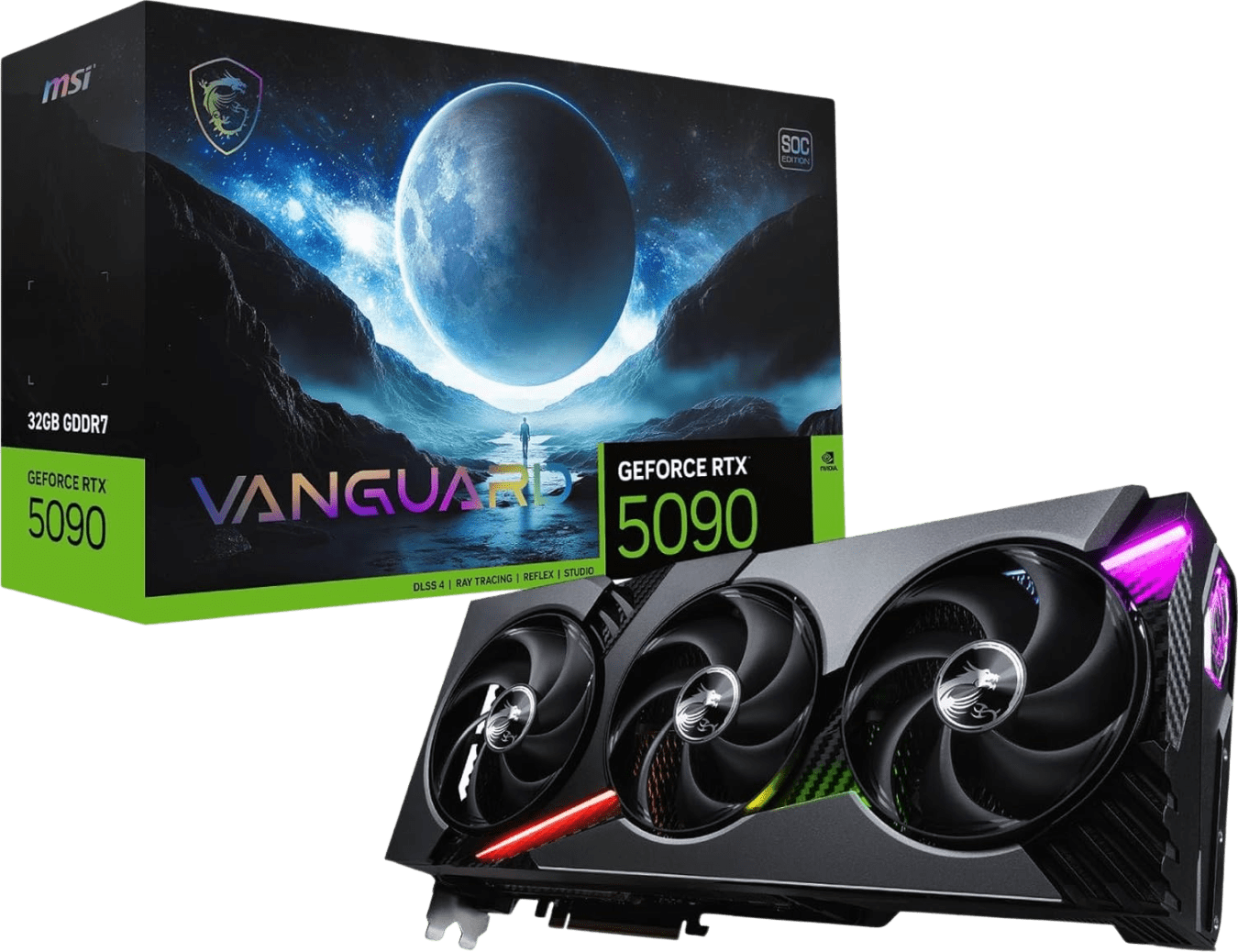 Grafikkarte MSI GeForce RTX 5090 Vanguard 32GB GDDR7