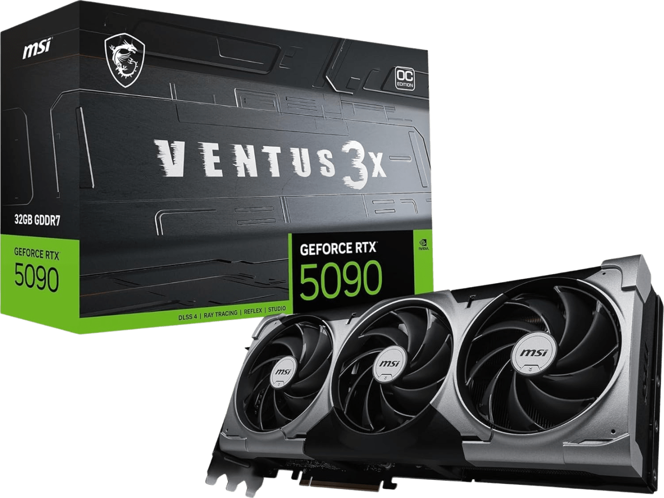 Grafikkarte MSI GeForce RTX 5090 32G VENTUS 3X OC