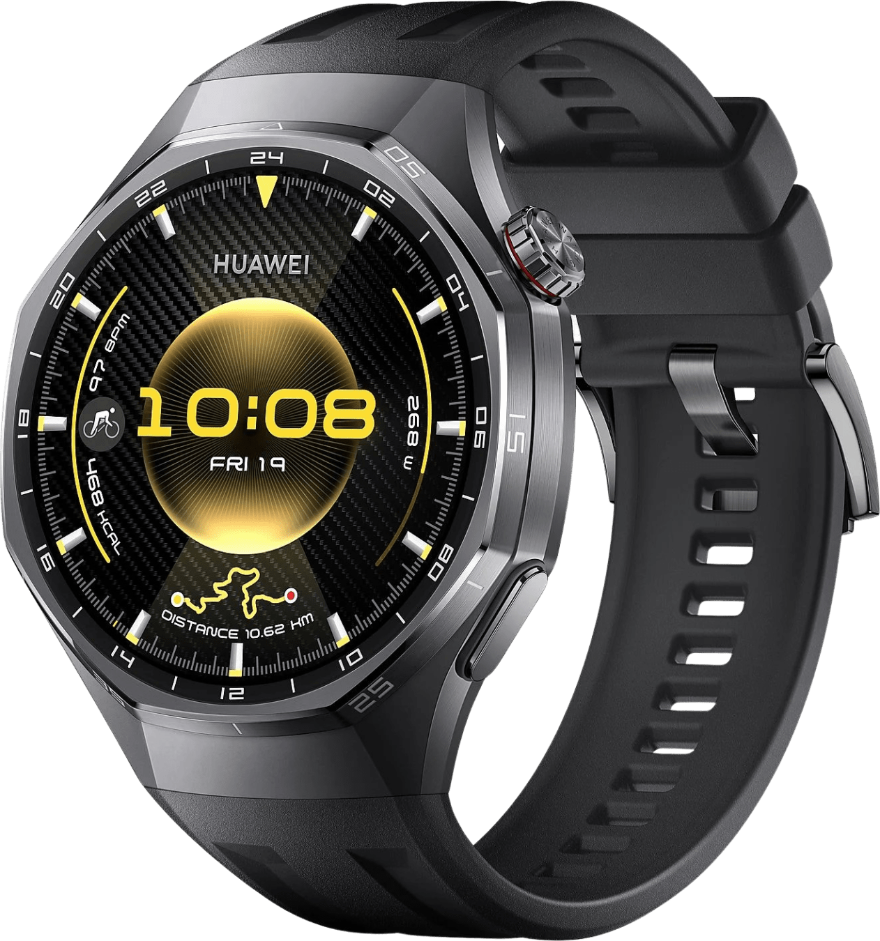 Huawei Watch GT6 Pro Smartwatch, Titan-Gehäuse, 46 mm