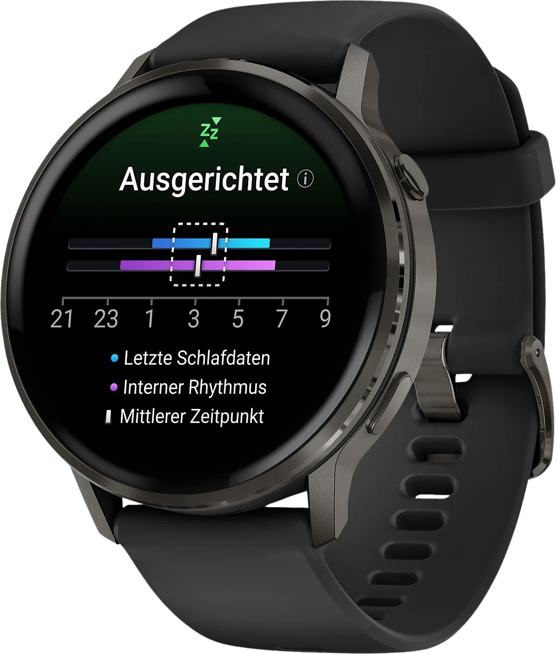 Garmin Venu® 4 Smartwatch, Gehäuse aus faserverstärktem Polymer, 45 mm